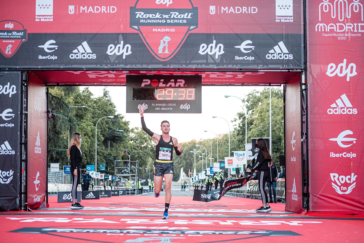 Carlos Mayo y Marta Pérez reinan en el 10K de EDP Rock ‘n’ Roll Running Series Madrid