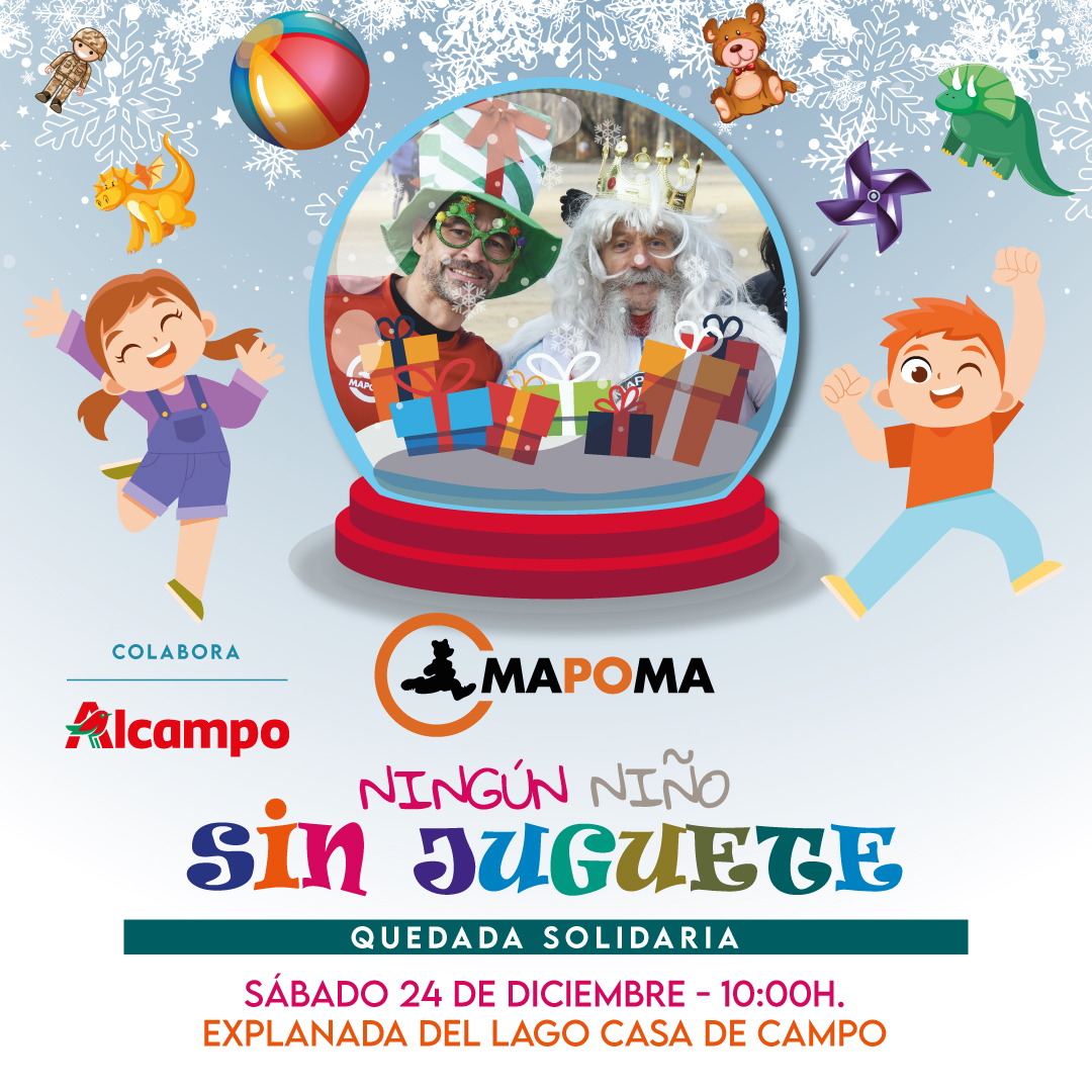Inscríbete ya en la Quedada Solidaria «Ningún Niño sin Juguete 2022»