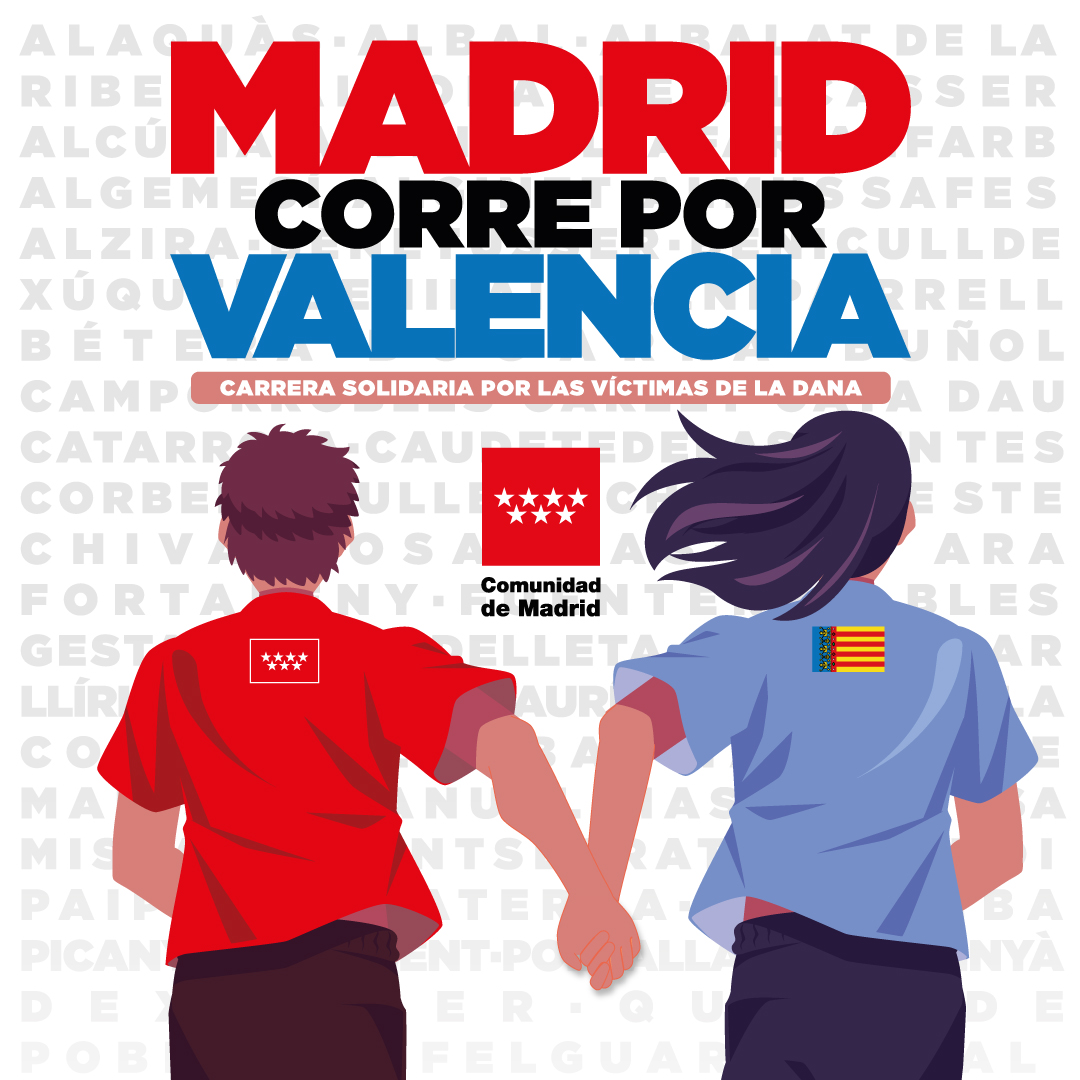 Madrid Corre por Valencia el próximo 1 de diciembre